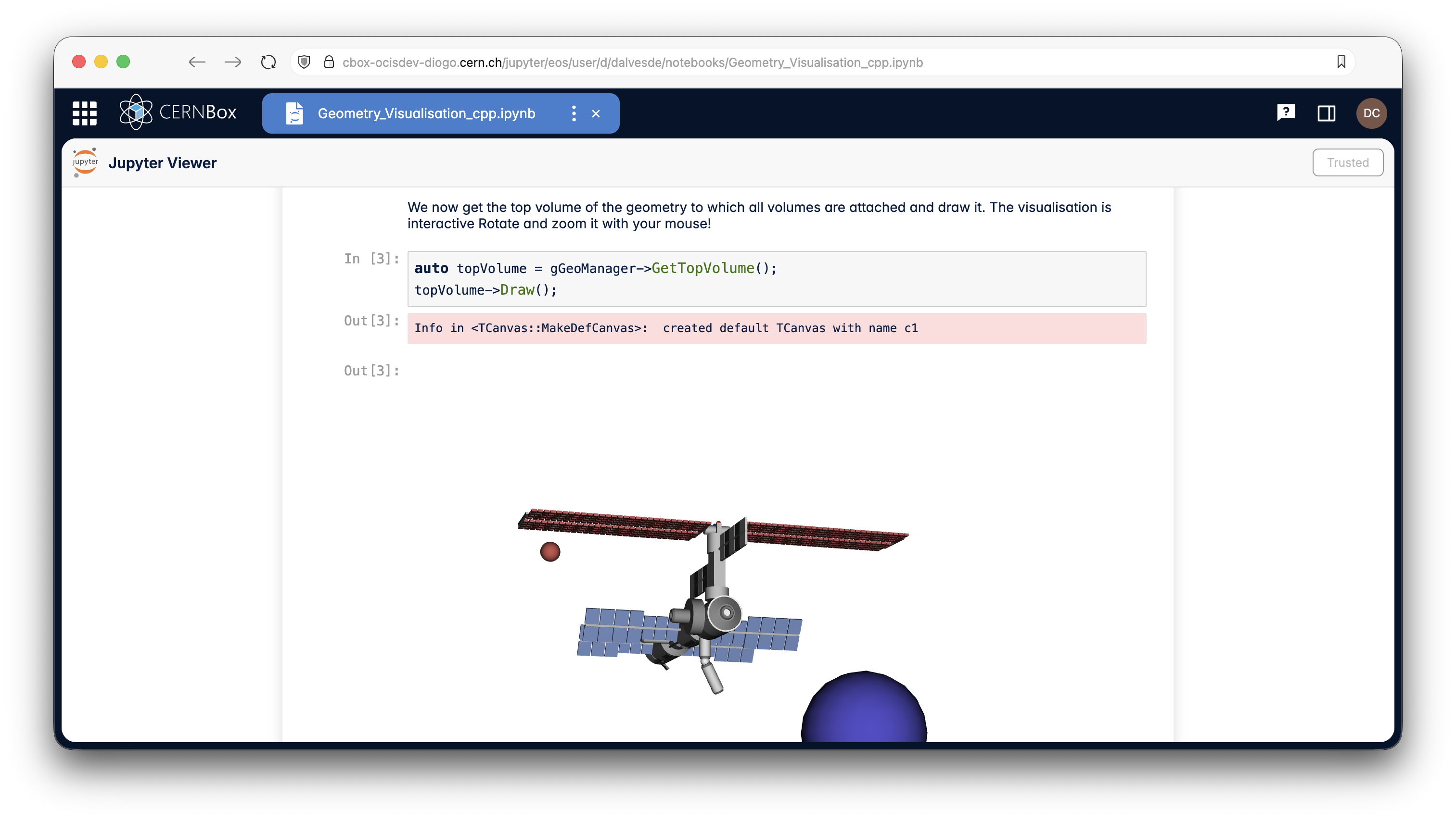 Jupyter viewer